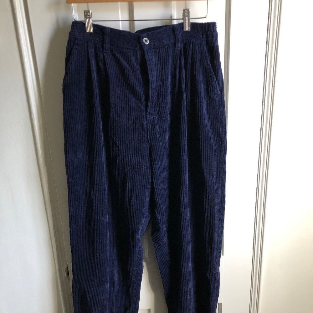 J. Peterman Wide-Leg Corduroy Trouser